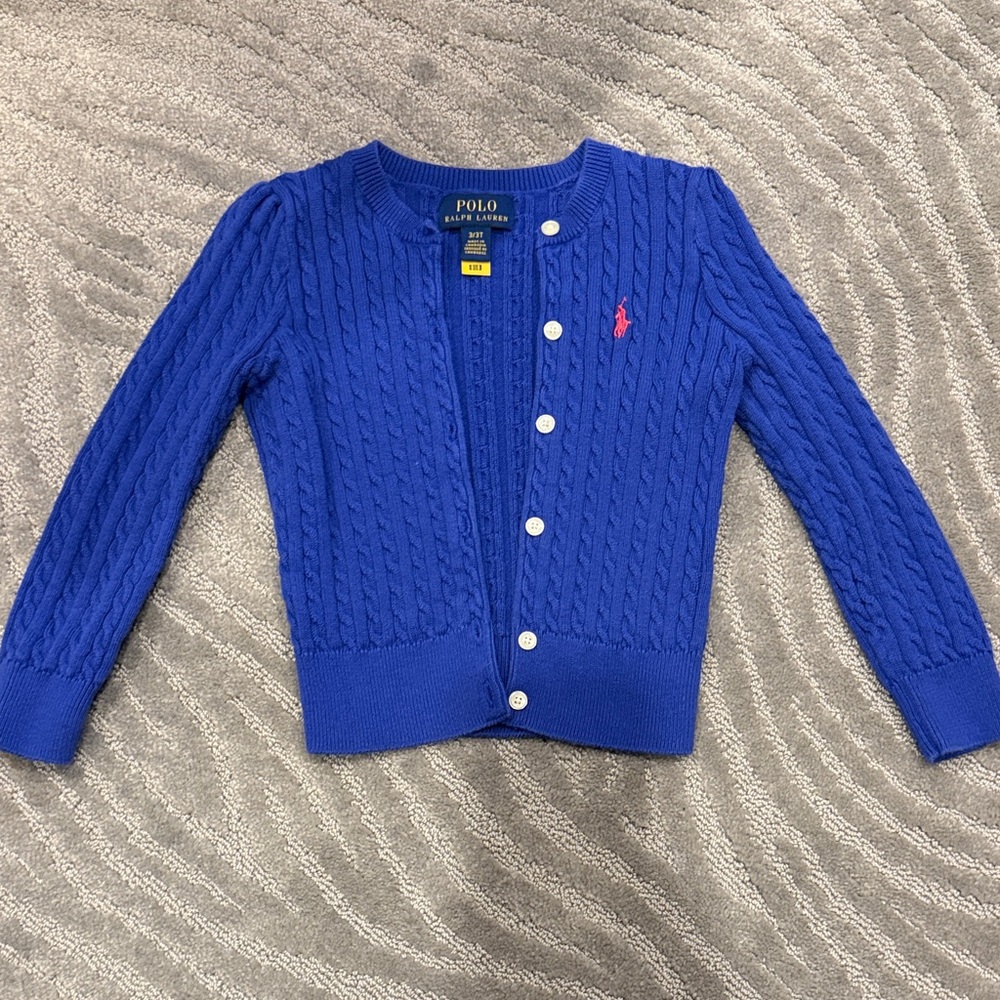 Polo by Ralph Lauren Kids Royal Blue Knit Sweater